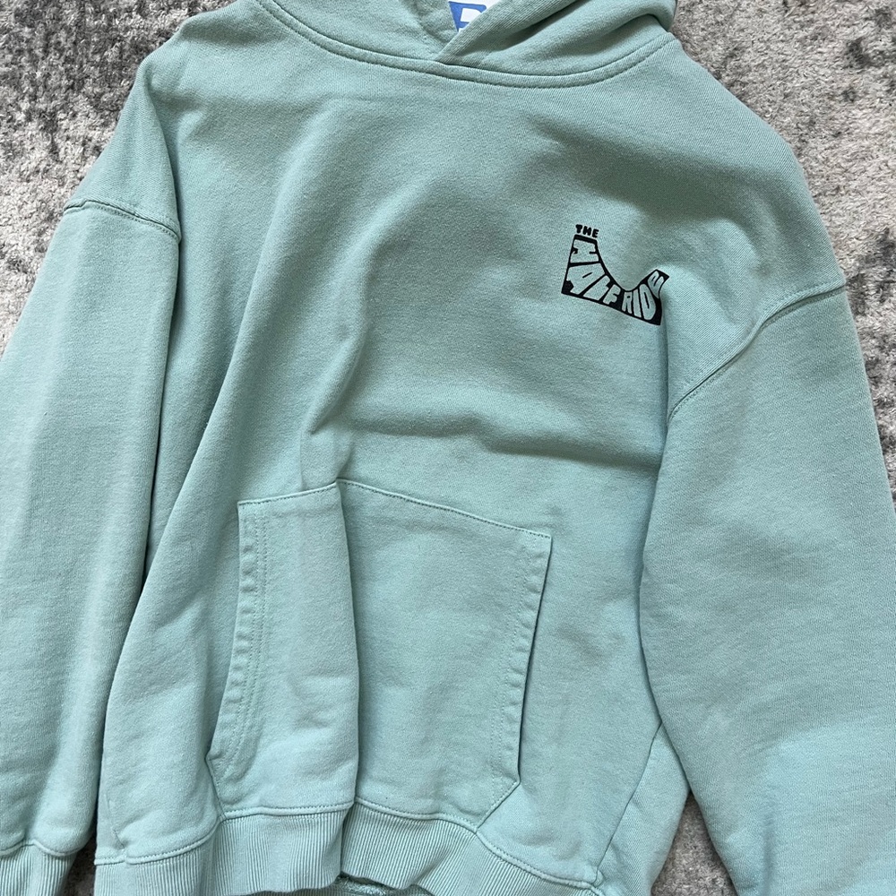 Zara cyan blue sweatshirt